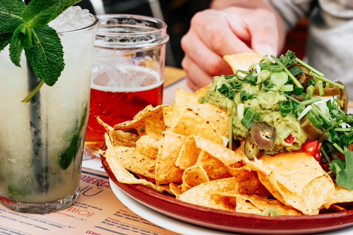 Nachos und Snacks